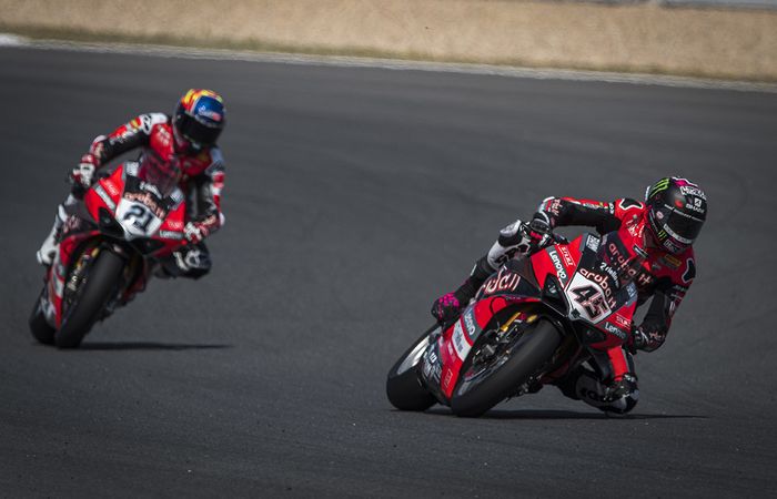 Scott Redding (#45) dan Michael Ruben Rinaldi akan berlaga di kandang Ducati pada WorldSBK Italia 2021