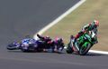 Jatuhkan Pembalap Yamaha, Jonathan Rea Kena Penalti dan Kehilangan Trofi Podium di WSBK Spanyol