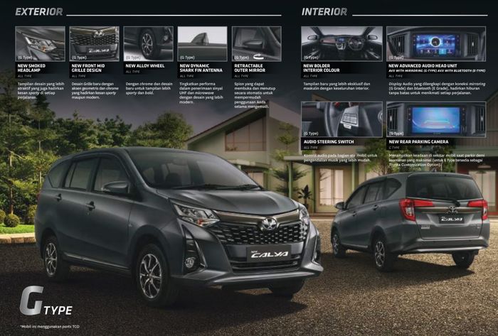 Toyota Calya terbaru mendapatkan beberapa improvement pada bagian interior dan eksterior.