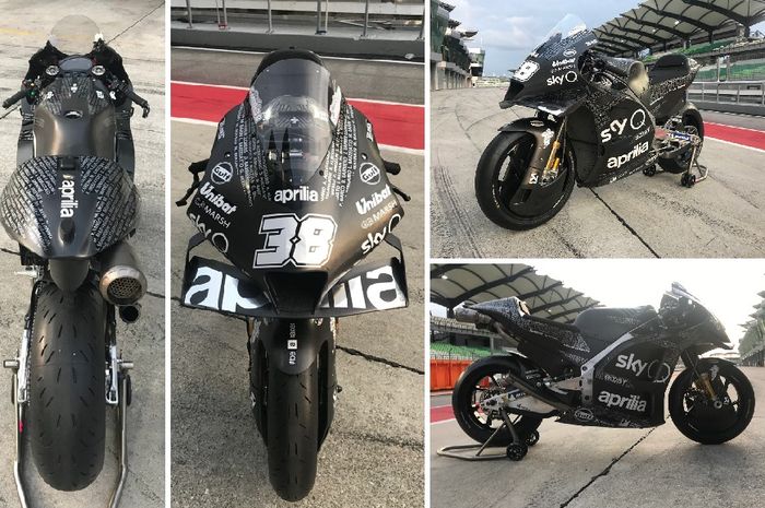 Jelang tes pramusim Sepang, Aprilia menunjukkan motor barunya RS-GP 2020 yang akan digunakan untuk MotoGP musim ini