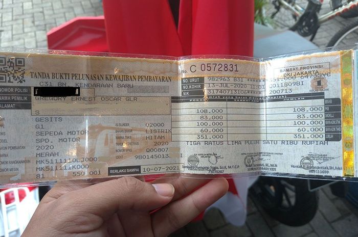 Menghitung denda pajak kendaraan bermotor.