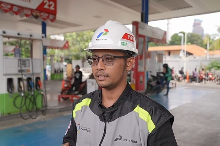 Ahmad Khaerudin, Quality Control SPBU COCO Abdul Muis 31.102.02 Pertamina.