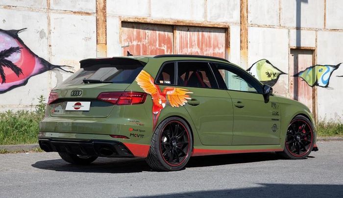 Tampilan Audi RS3 makin keren dengan body kit