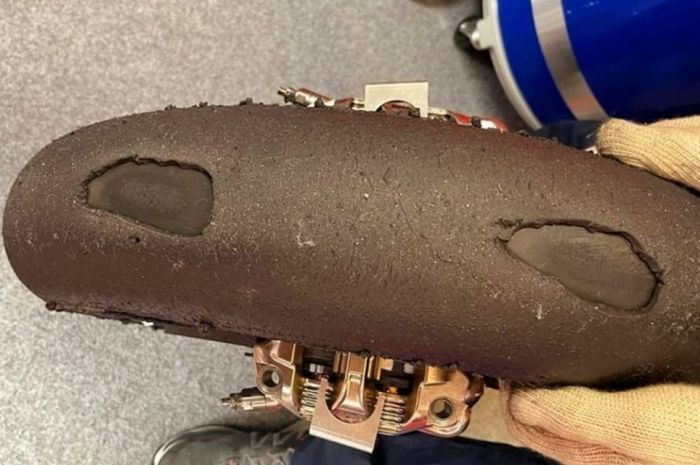 Penampakan ban depan Miguel Oliveira di MotoGP Styria 2021