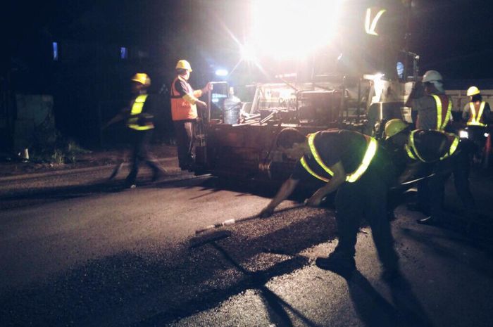 Aspal dari campuran karet dinilai punya kelebihan dibanding aspal biasa