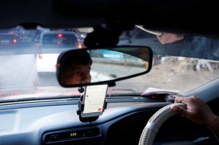 Ilustrasi taksi online