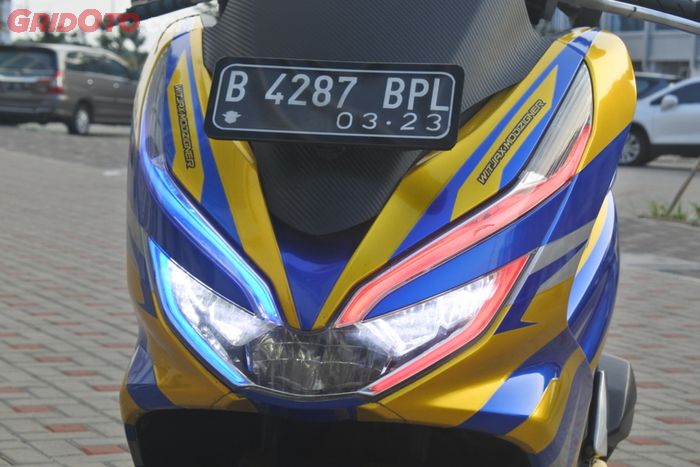 Ketika lampu headlamp utama menyala, sudah manual karena fungsi AHO sudah dimatikan.