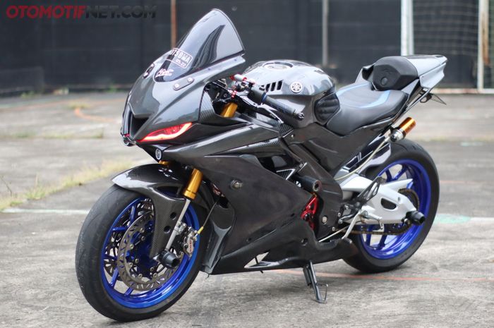 Yamaha R15 VVA dirombak mirip Yamaha R6, ternyata pakai bodykit custom sob.