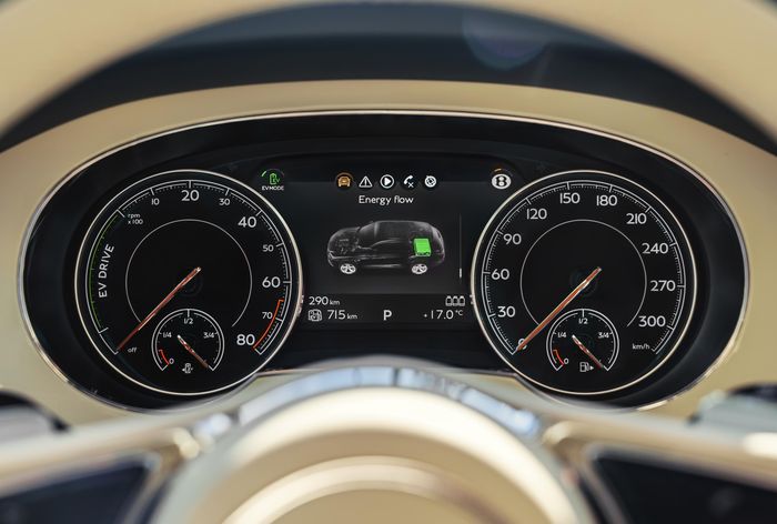 Panel instrumen Bentley Bentayga Hybrid