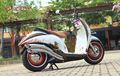 Honda Scoopy Bobber, Nekat Pakai Pelek Mobil Jadi Berisi