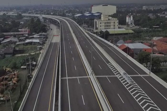 Progres konstruksi Tol BORR Seksi 3A Simpang Yasmin-Simpang Semplak telah 99,77%