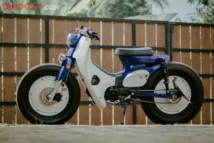 Modifikasi Honda Astrea Grand kembali segar menjadi streetcub yang unik