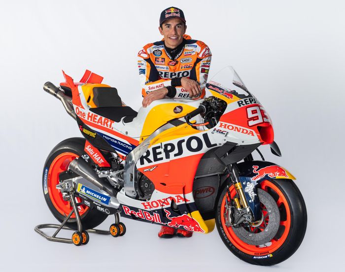 Tim Repsol Honda akhirnya meluncurkan livery motor Marc Marquez dan Joan Mir untuk MotoGP 2023