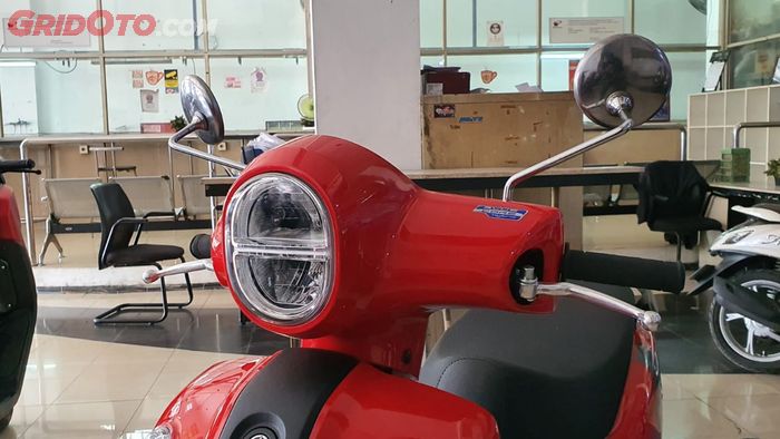 Penampakan Yamaha Fazzio pakai spion Yamaha Fino 