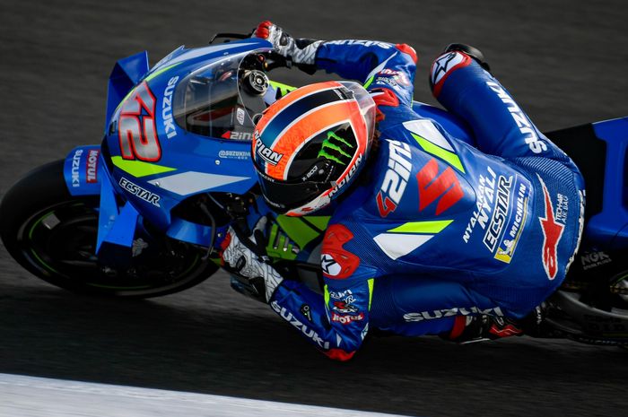 Alex Rins merasa bangga tim suzuki bisa menyaingin Yamaha saat tes MotoGP Jerez yang digelar pada 25-26 November lalu 