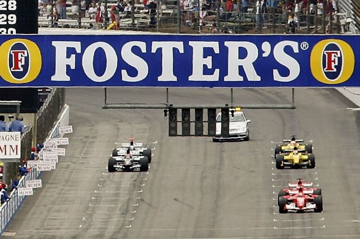 Balap F1 Amerika tahun 2005 di Indianapolis Motor Speedway hanya diikuti enam mobil