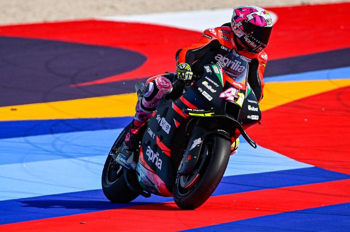 Aleix Espargaro mendominasi tes MotoGP Misano 2021 hari kedua, Rabu (22/09/2021).