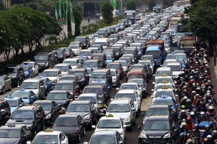 Ilustrasi Kemacetan di Jakarta