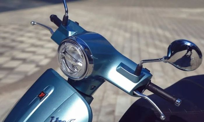 Dayang VRF150, pesaing Vespa matic dengan mesin 4 katup radiator
