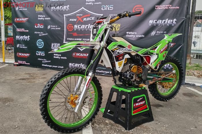 Scarlet Racing meluncurkan suspensi teleskopik terbaru untuk Kawasaki KLX 150