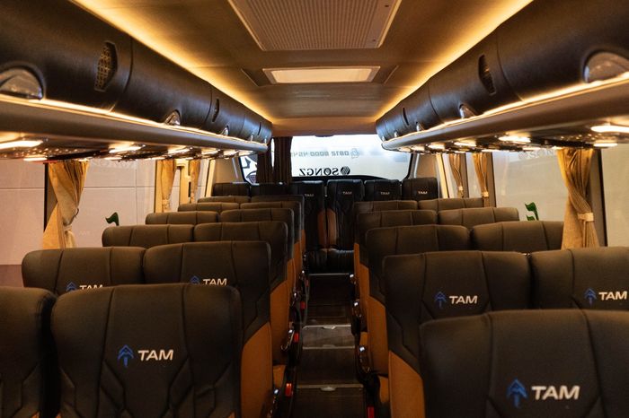 Interior bus baru milik PO TAM