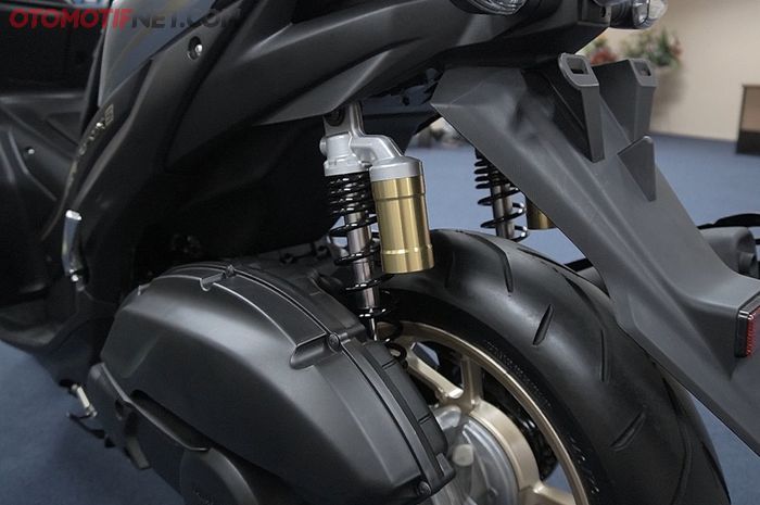 Suspensi belakang dan box filter Yamaha All New Aerox 155 Connected ABS