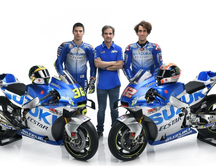 Muda dan bertalenta, Bos tim Suzuki Ecstar ALex Rins dan Joan Mir mampu mengkuti jejak legenda MotoGP, Kevin Schwantz