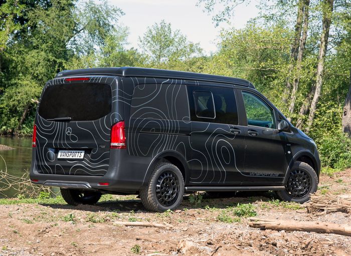 Modifikasi Mercedes-Benz Vito siap adventure hasil garapan VanSports, Jerman