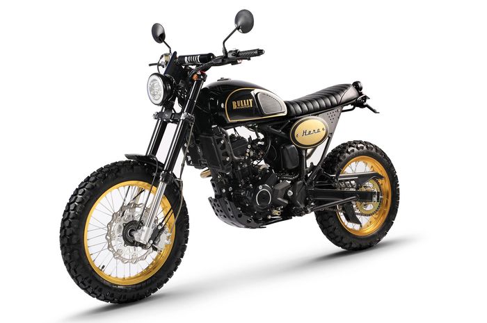 Bullit Hero 250 resmi mengaspal di Eropa, tampangnya gagah ala motor kustom, segini harganya