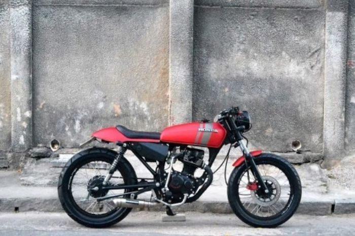 Honda CG125 custom cafe racer besutan 