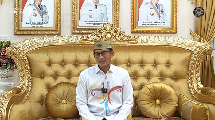 Sandiaga Uno, Menteri Pariwisata dan Ekonomi Kreatif (Menparekraf) dalam Munas Indonesia Sportage Club (ISC).