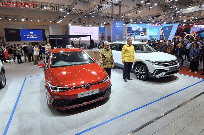 Launching The New VW Golf GTI dan The All New VW Tiguan Allspace di GIIAS 2023, Kamis (10/8/2023)
