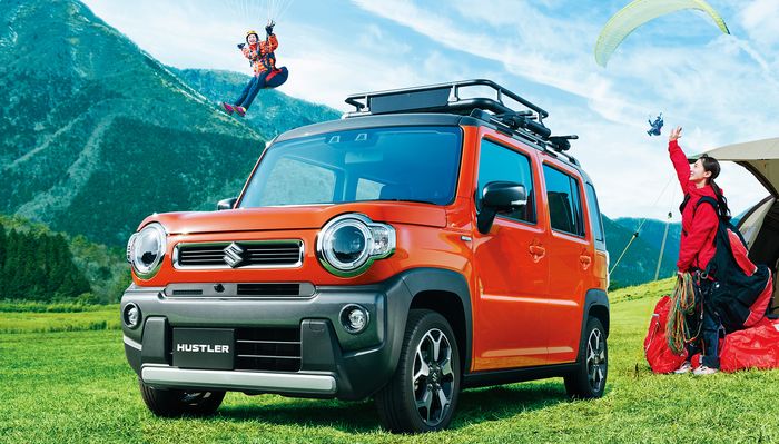 Suzuki Hustler merupakan salah satu pesaing Daihatsu Taft