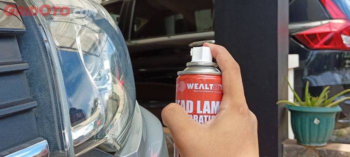 Ilustrasi penggunaan Wealthy  Head Lamp Restoration.