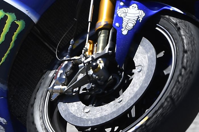 Ilustrasi  sistem pengereman motor MotoGP