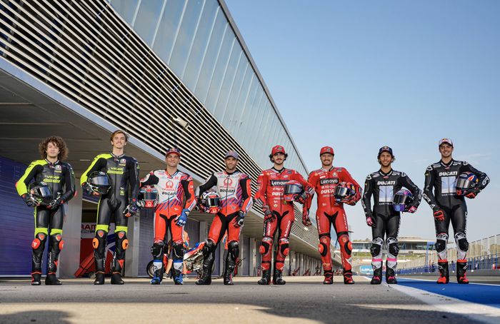 Delapan pembalap yang menggunakan motor Ducati di MotoGP 2022