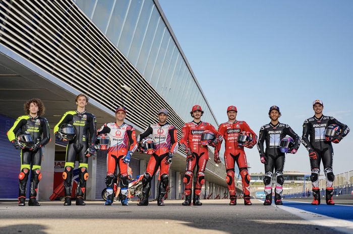 Delapan pembalap yang menggunakan motor Ducati di MotoGP 2022