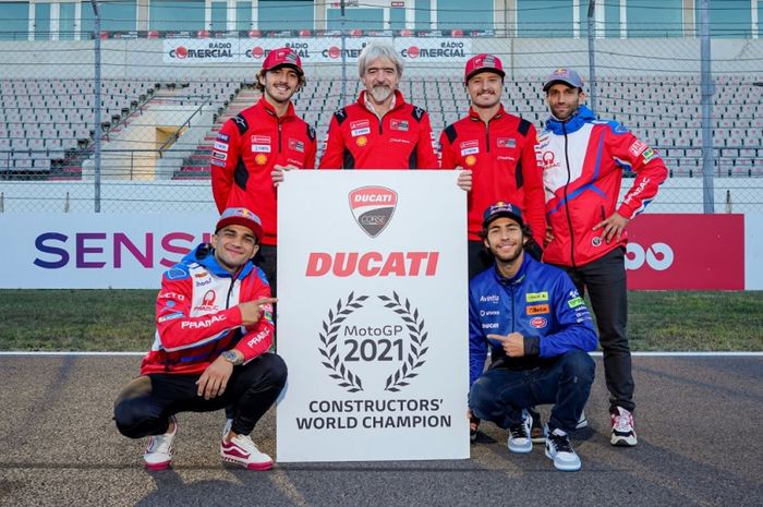 Ducati jadi juara konstruktor MotoGP 2021