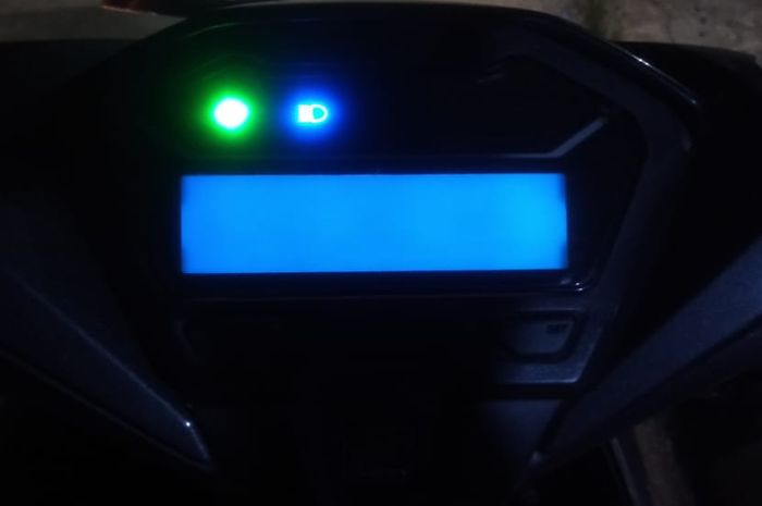 Panel instrument digital milik All New Honda Vario yang mengalami ngeblank, penyebabnya kemasukan air