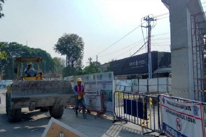 Pengerjaan flyover Manahan, Solo