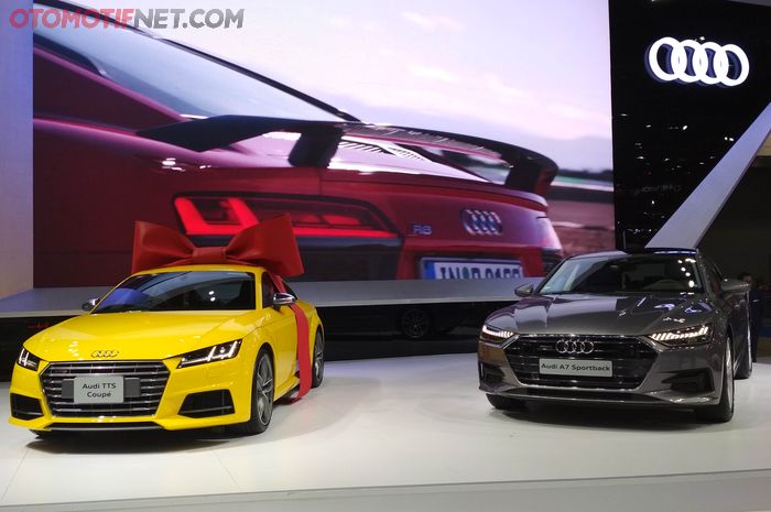 Audi A7 Sportback baru bersanding dengan TTS Coupe yanh sudah dijual di Indonesia