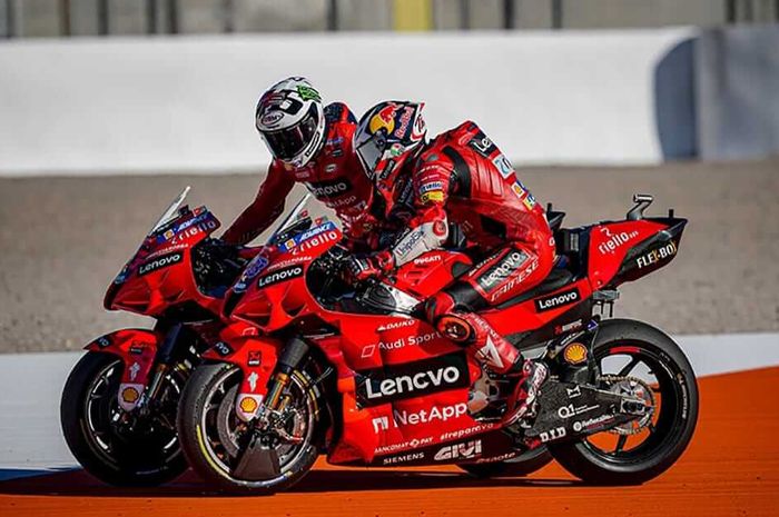 Bukan cuma meraih gelar juara dunia MotoGP 2022, Ducati berikan tugas lain untuk Francesco Bagnaia dan Jack Miller