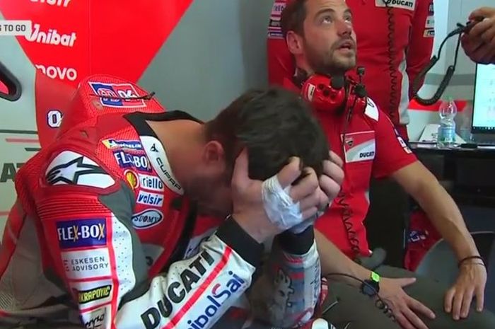 Andrea Dovizioso menyesali jatuhnya di MotoGP Prancis