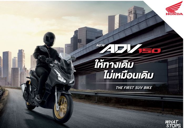 Ilustrasi motor Honda di Thailand