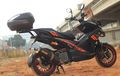 Yamaha Aerox 155 Pasang Bracket Box, Bisa Muat Banyak Barang 