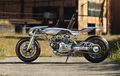 Cafe Racer Superpanjang Berbasis Ducati 750SS Bodi Full Aluminium