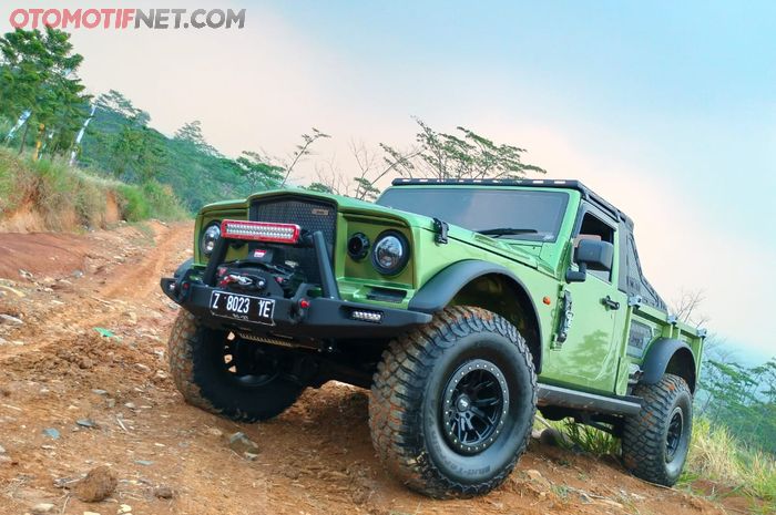 Modifikasi Jeep M715 Gladiator bodi custom handmade 