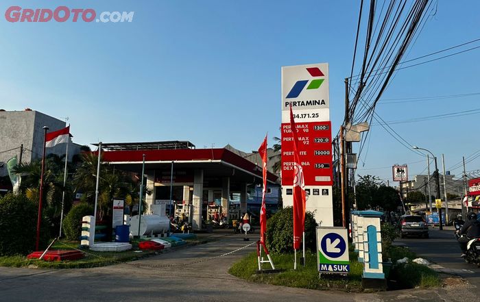 Ilustrasi SPBU Pertamina 