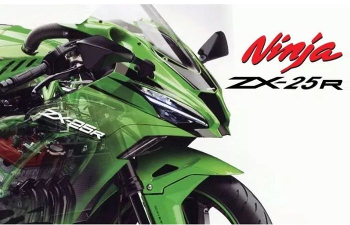 Prediksi desain Ninja empat silinder, ZX-25R 