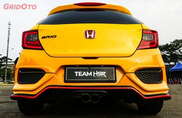 Honda Brio Lama Juga Bisa Pasang Body Kit Ala Civic Type R Tapi Cuma Bagian Ini Gridoto Com